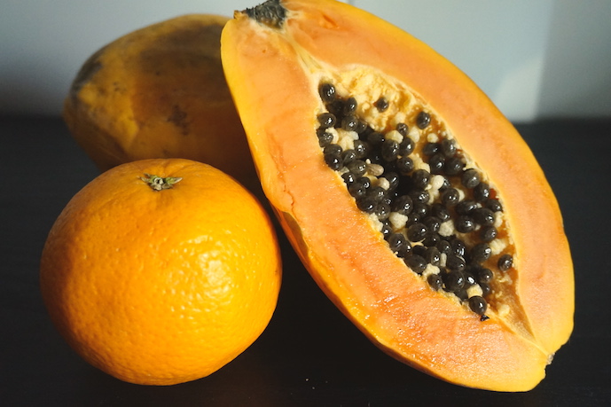 Receta: smoothie de papaya.